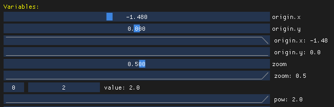 af-variables